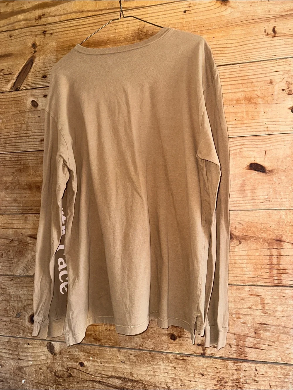 The North Face tan long